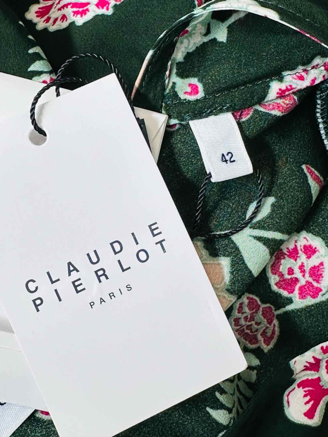 CLAUDIE PIERLOT Blouson Floral Size US 8 Short Dress