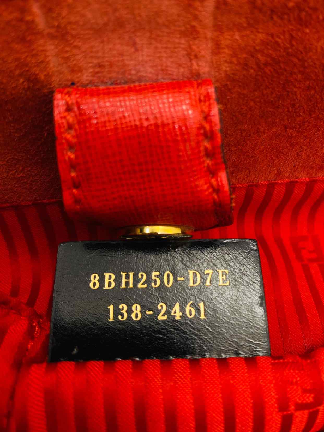 FENDI 2Jours Red Top Handle