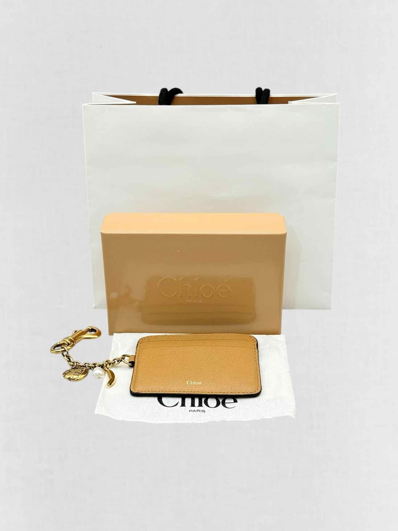 CHLOE Beige Card Holder