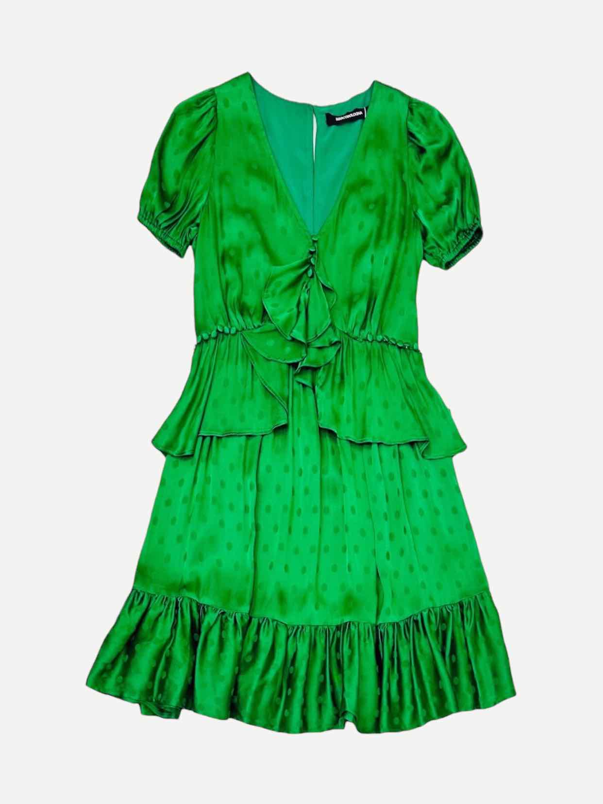 MARCOBOLOGNA Green Size US 4 Knee Length Dress - Reems Closet MARCOBOLOGNA Green Size US 4 Knee Length Dress - Reems Closet