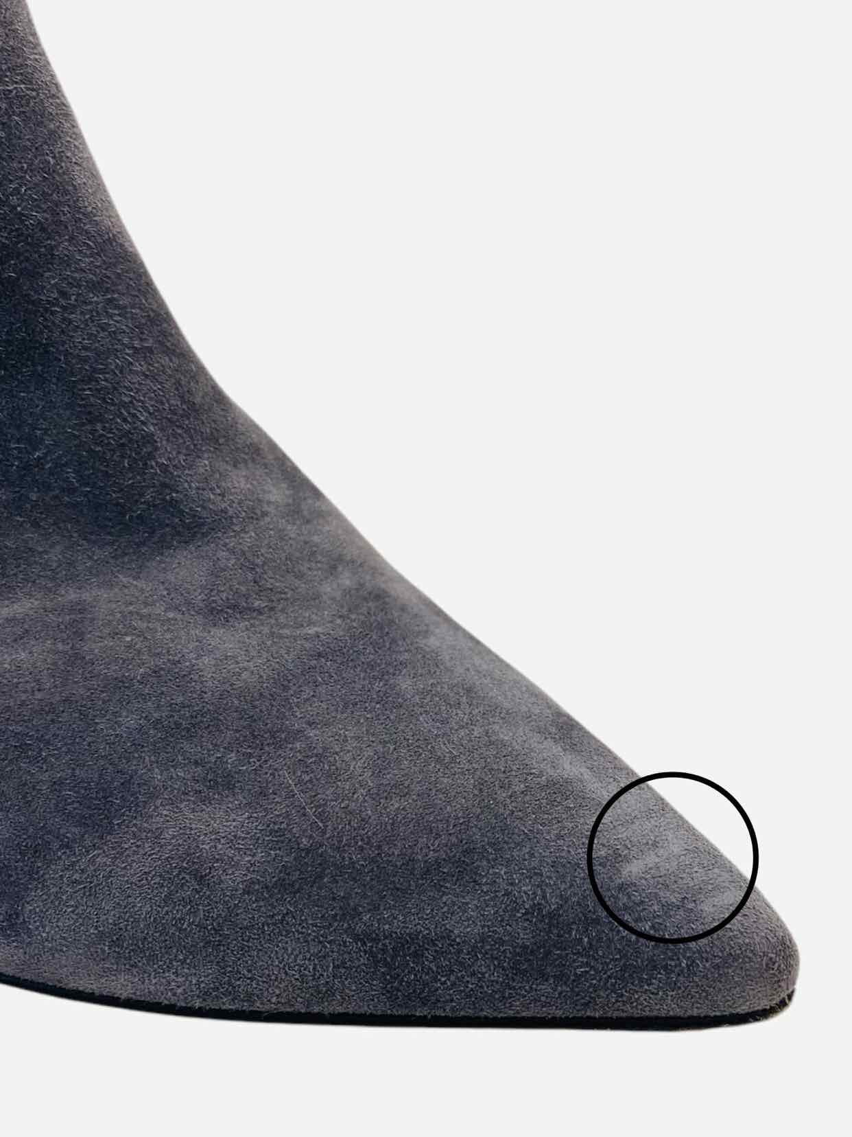 GIANVITO ROSSI Grey Size EU 35 Ankle Boots