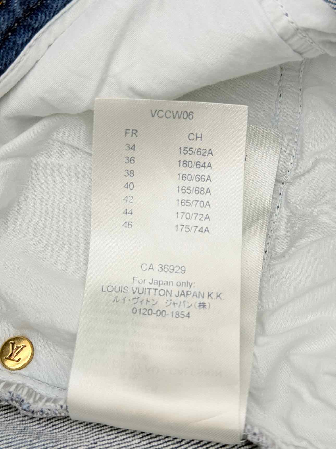 LOUIS VUITTON Blue Size 28 Jeans