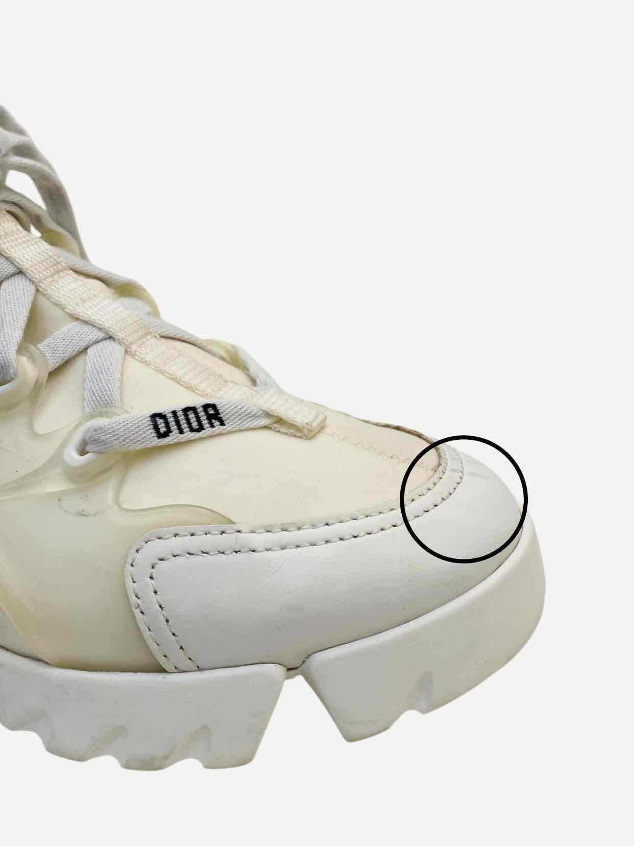 CHRISTIAN DIOR D-Connect White Size EU 35 Sneakers