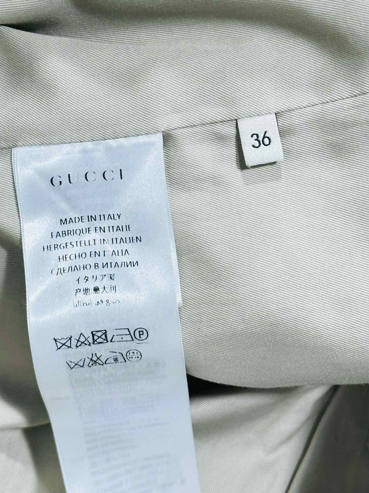 GUCCI Tiger Beige Size US 0 Coat