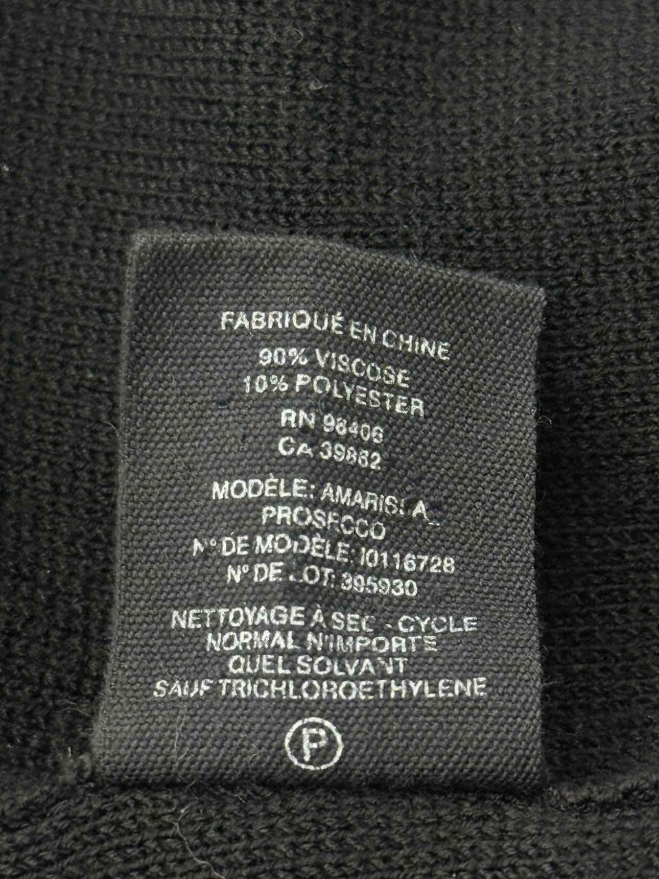 THEORY Open Front Black Size Large Cardigan