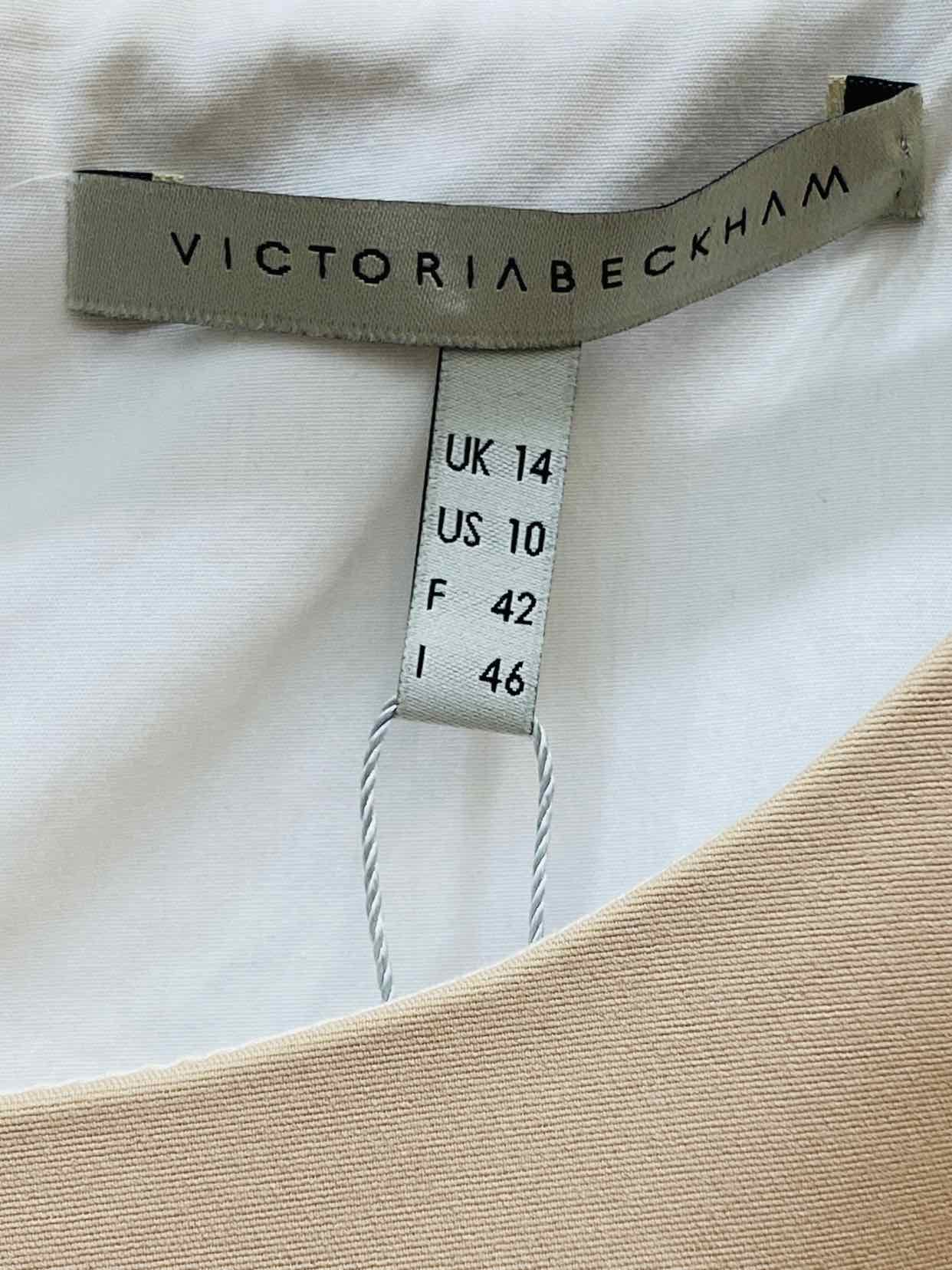 VICTORIA BECKHAM Cream Size US 10 Knee Length Dress