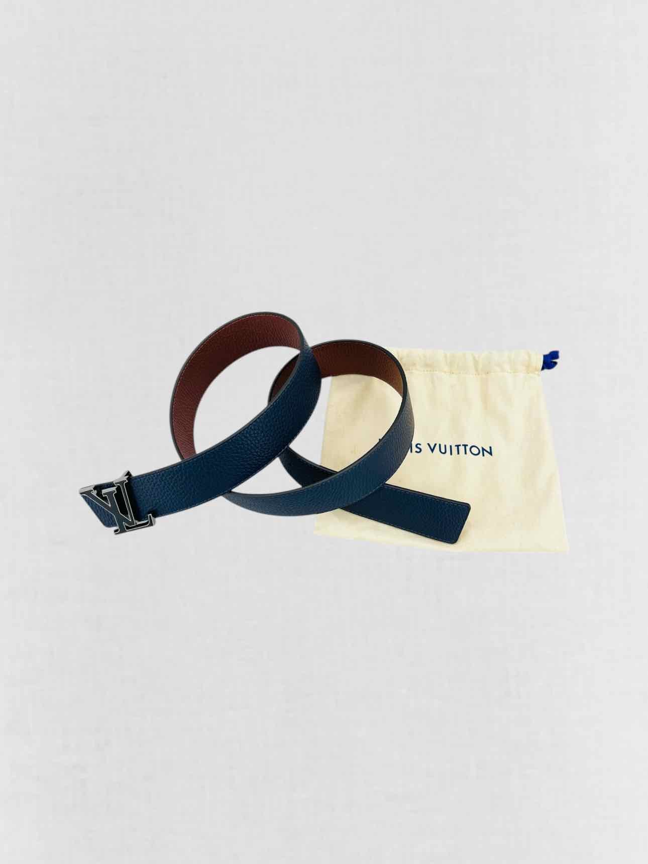 LOUIS VUITTON Black & Brown Belt