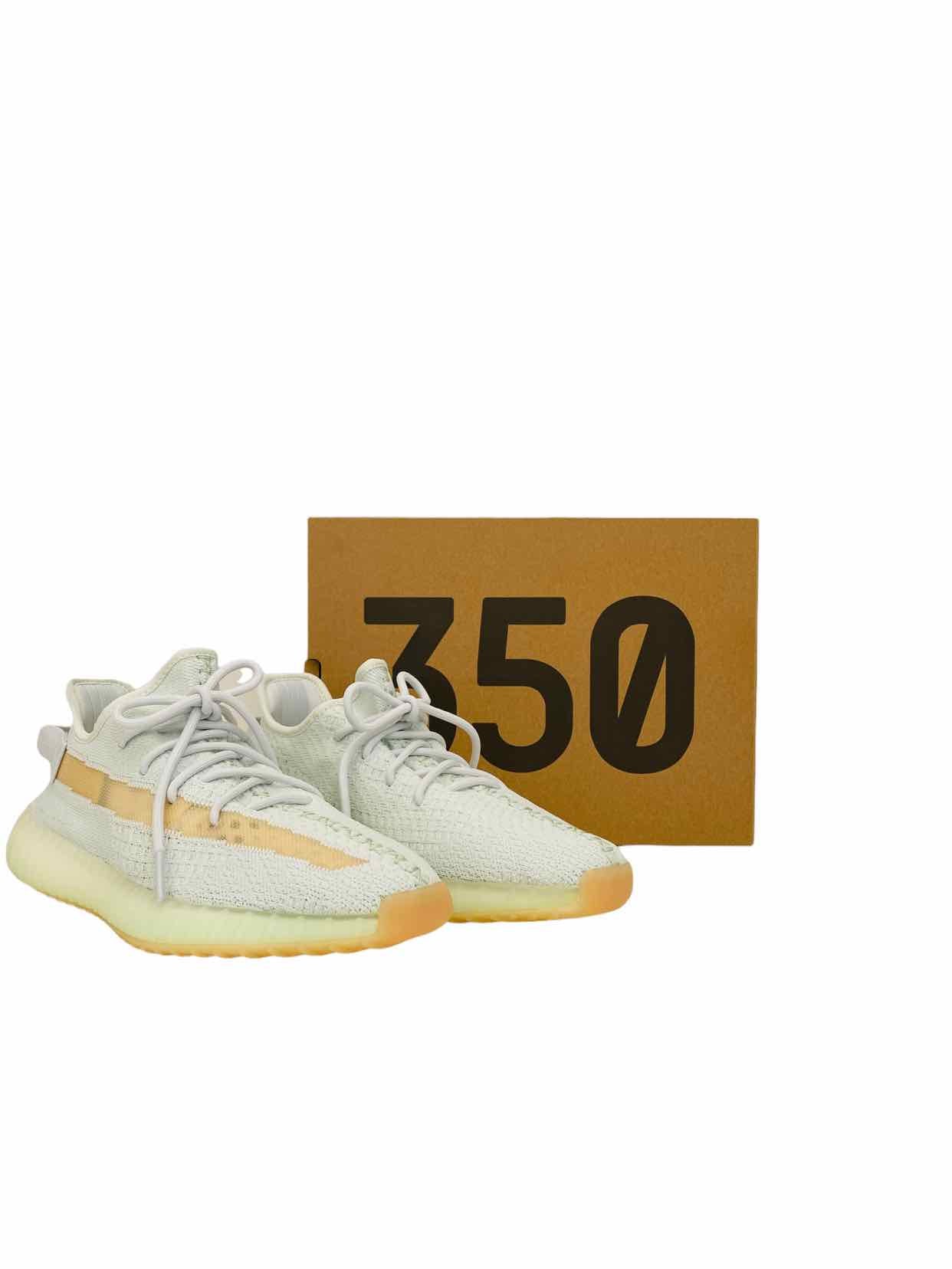 Pre - loved ADIDAS YEEZY Hypers Space Mint Sneakers 42 at Reems Closet