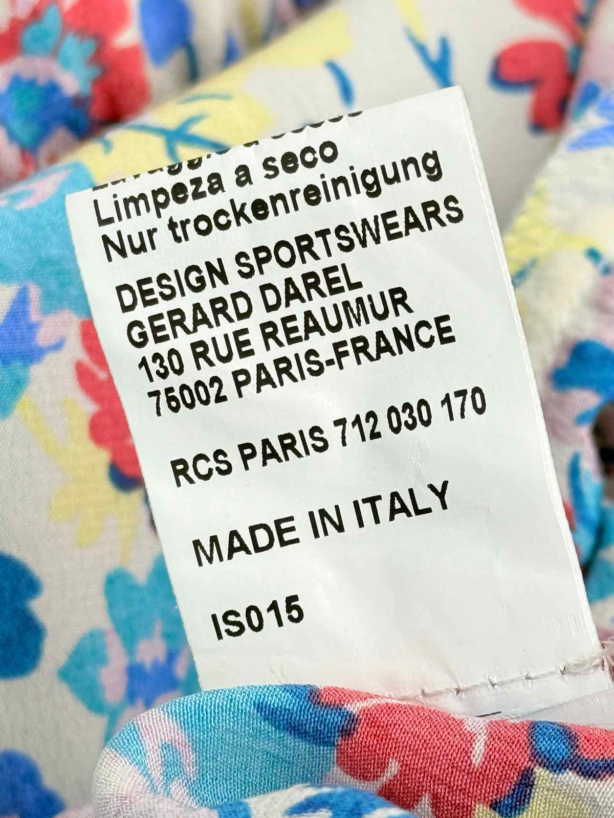 GERARD DAREL Blue Multicolor Size US 8 Long Dress