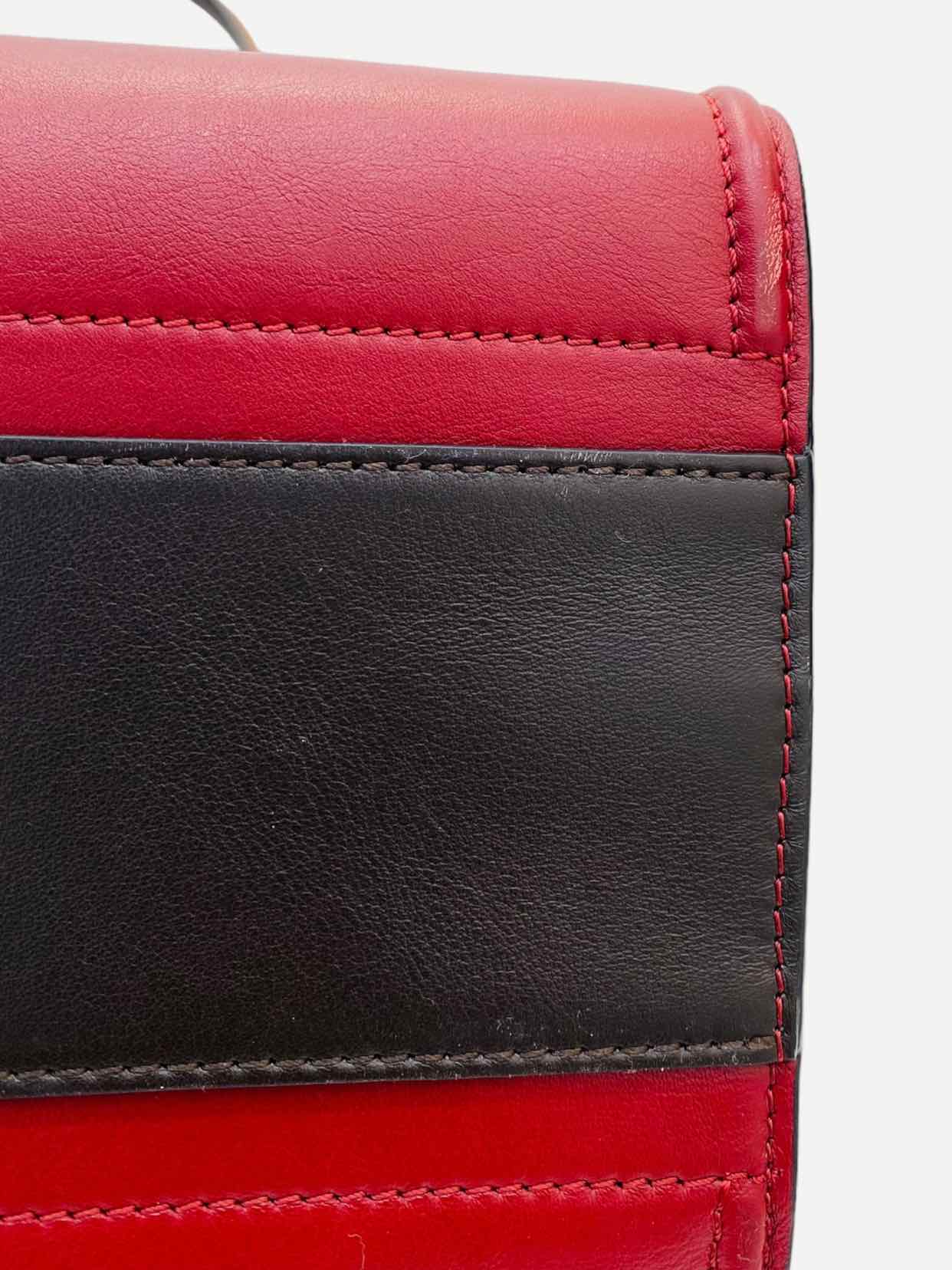 ALEXANDER MCQUEEN Toy Story Red & Black Top Handle