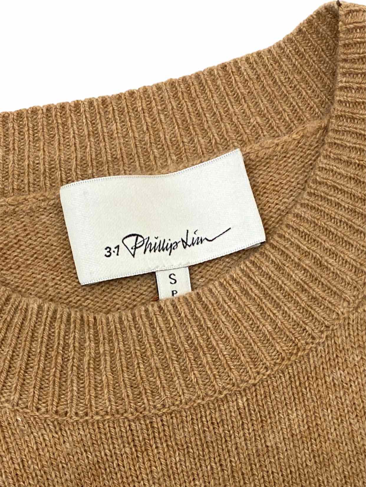 3.1 PHILLIP LIM Tan Size Small Jumper