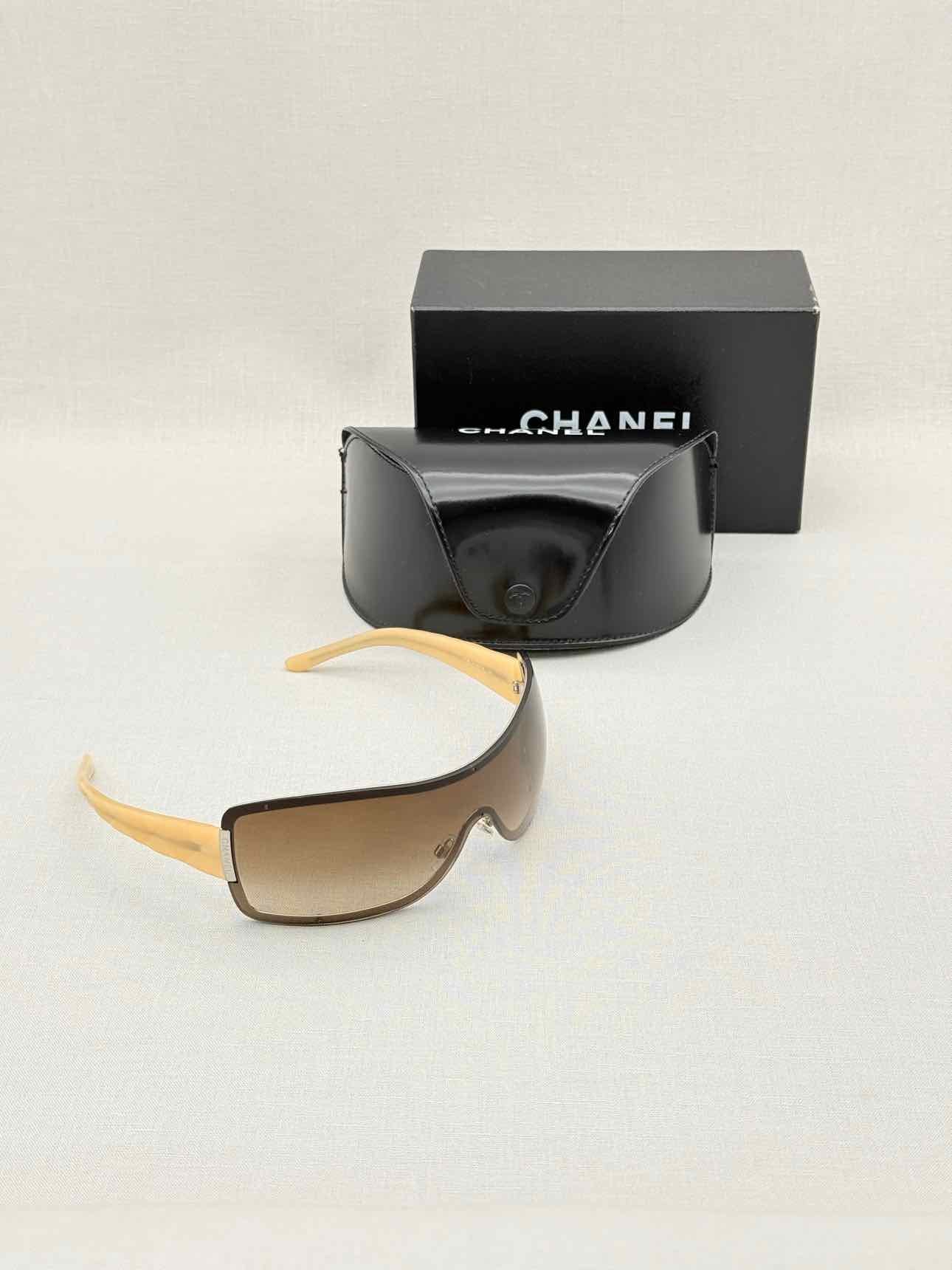 CHANEL Vintage Beige Sunglasses