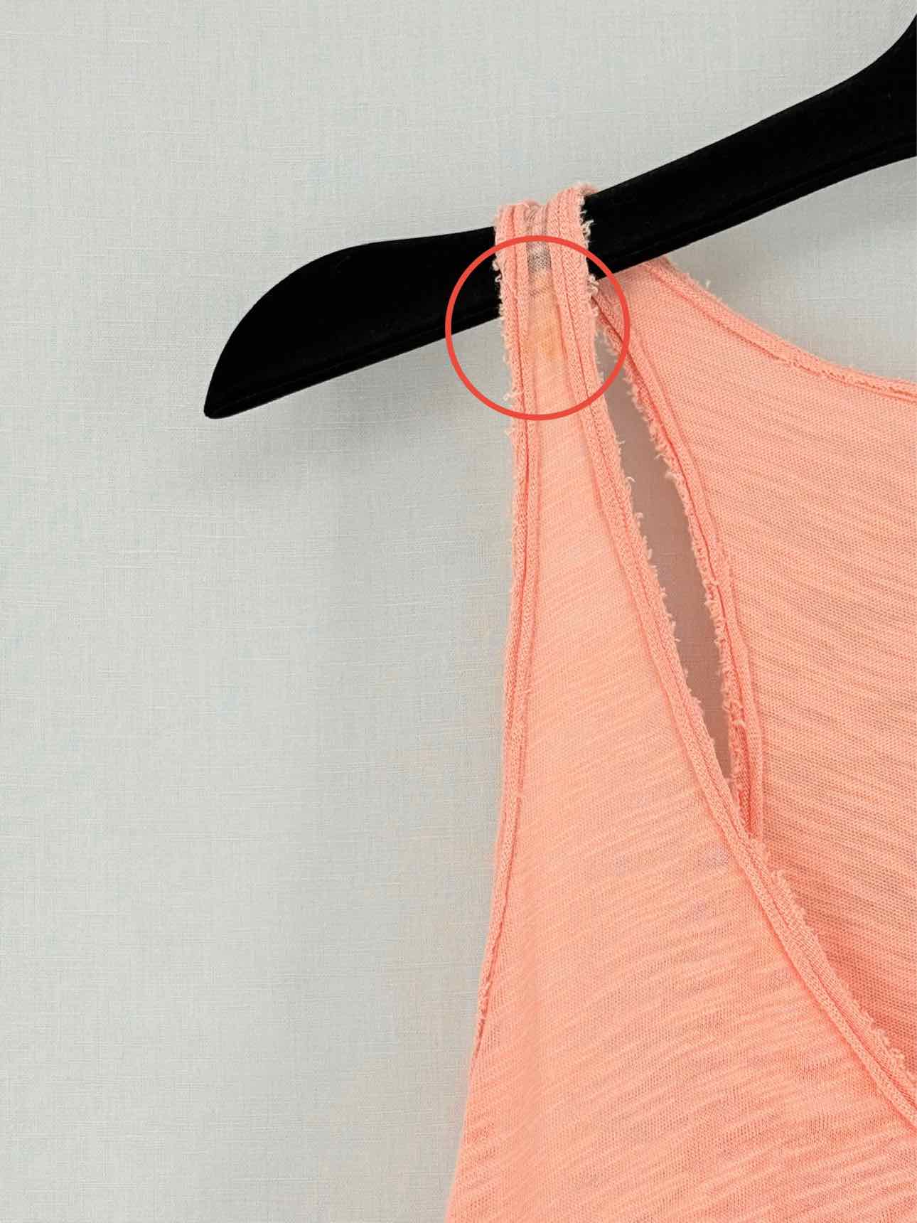 ZADIG & VOLTAIRE Hilda Flamme Peach Size Large Top