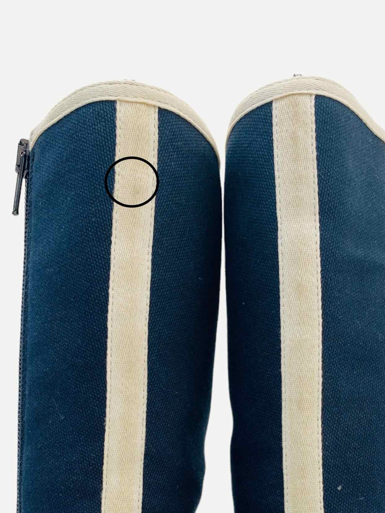 DIOR Walk'n'Dior Navy Blue Size EU 36 Sneakers