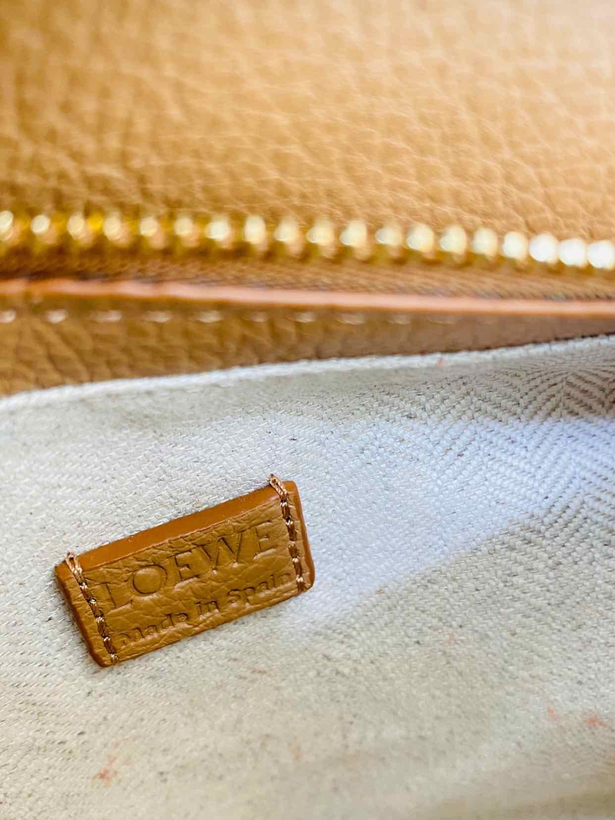 LOEWE Puzzle Tan Shoulder Bag