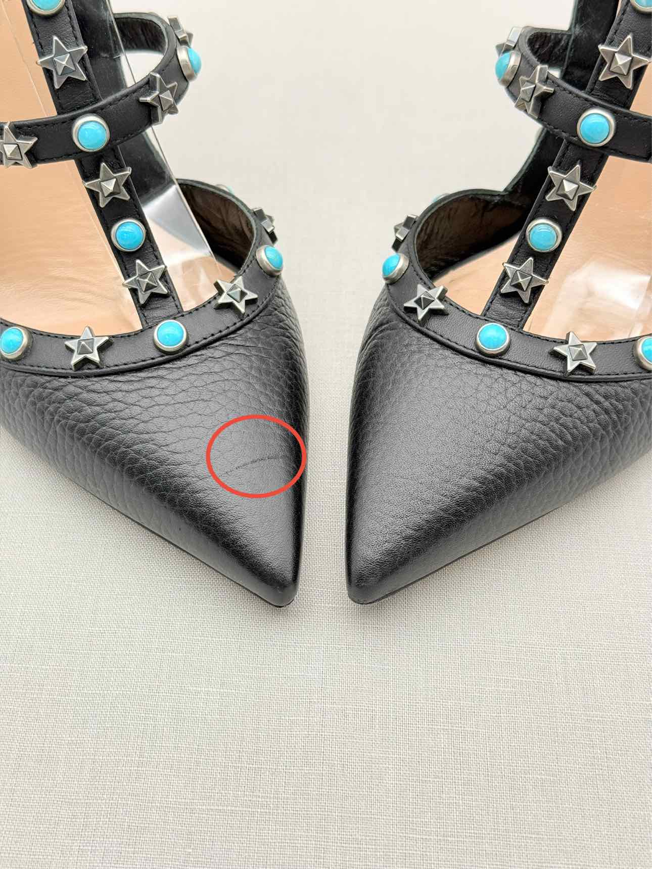 VALENTINO Rockstud Black Size EU 39.5 Pumps