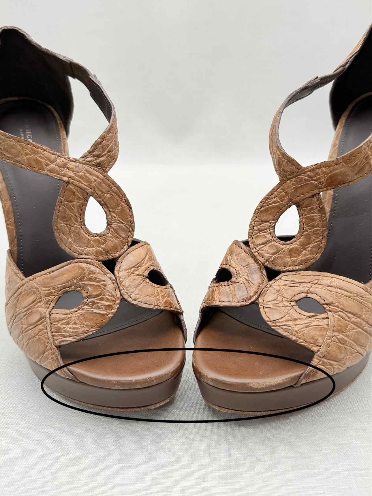 BOTTEGA VENETA Brown Size EU 40 Heeled Sandals
