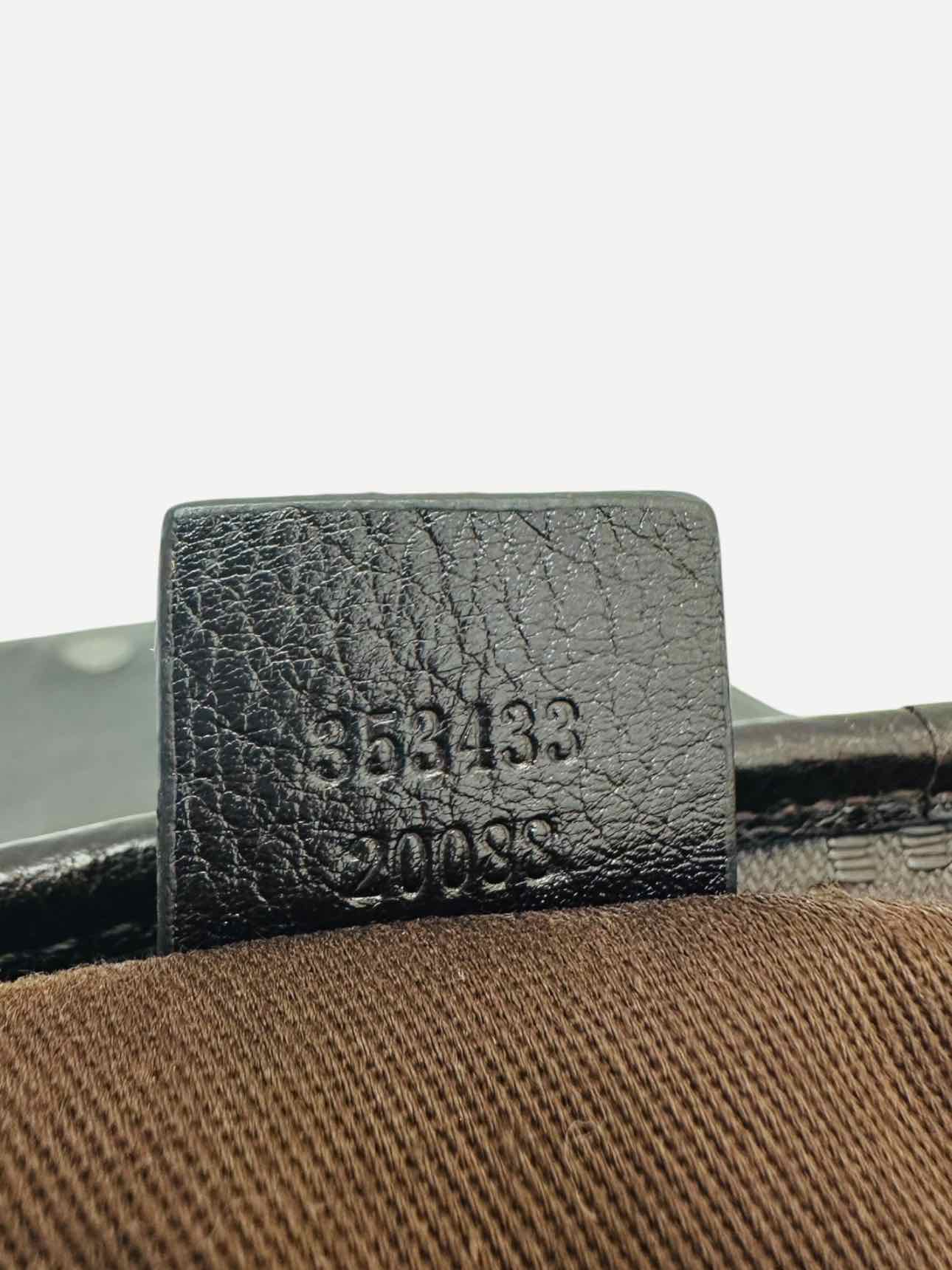GUCCI Diamante Imprime Black Messenger