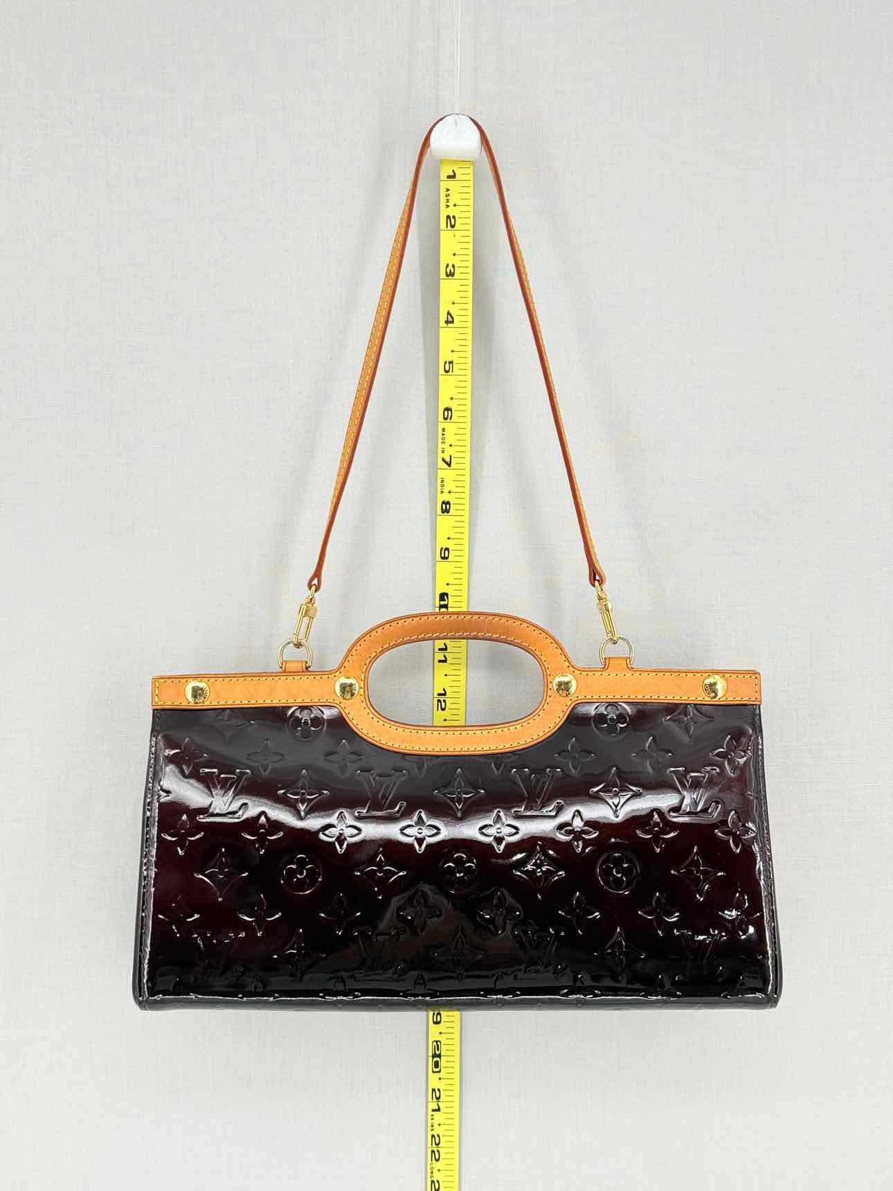 LOUIS VUITTON Roxbury Drive Burgundy Top Handle