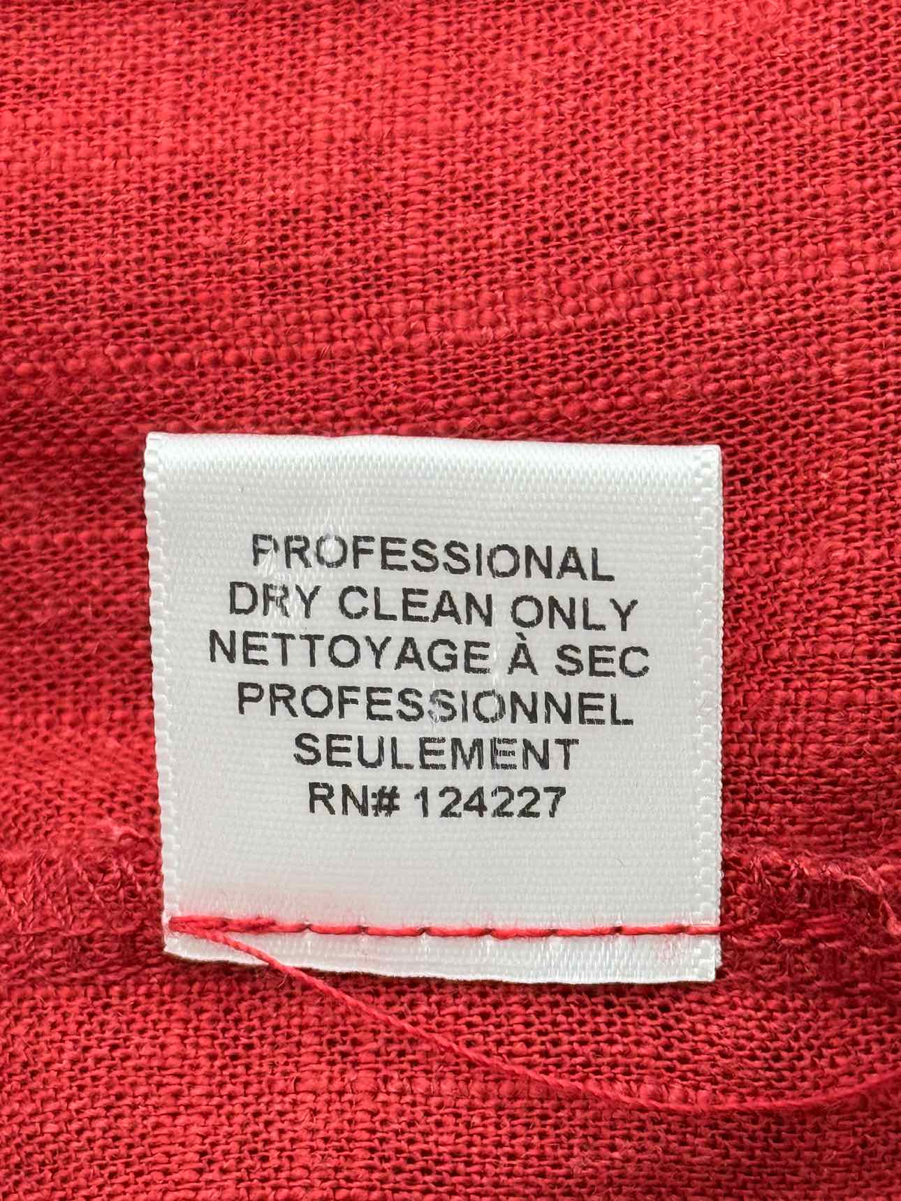 MISA Red Size Small Short Dress