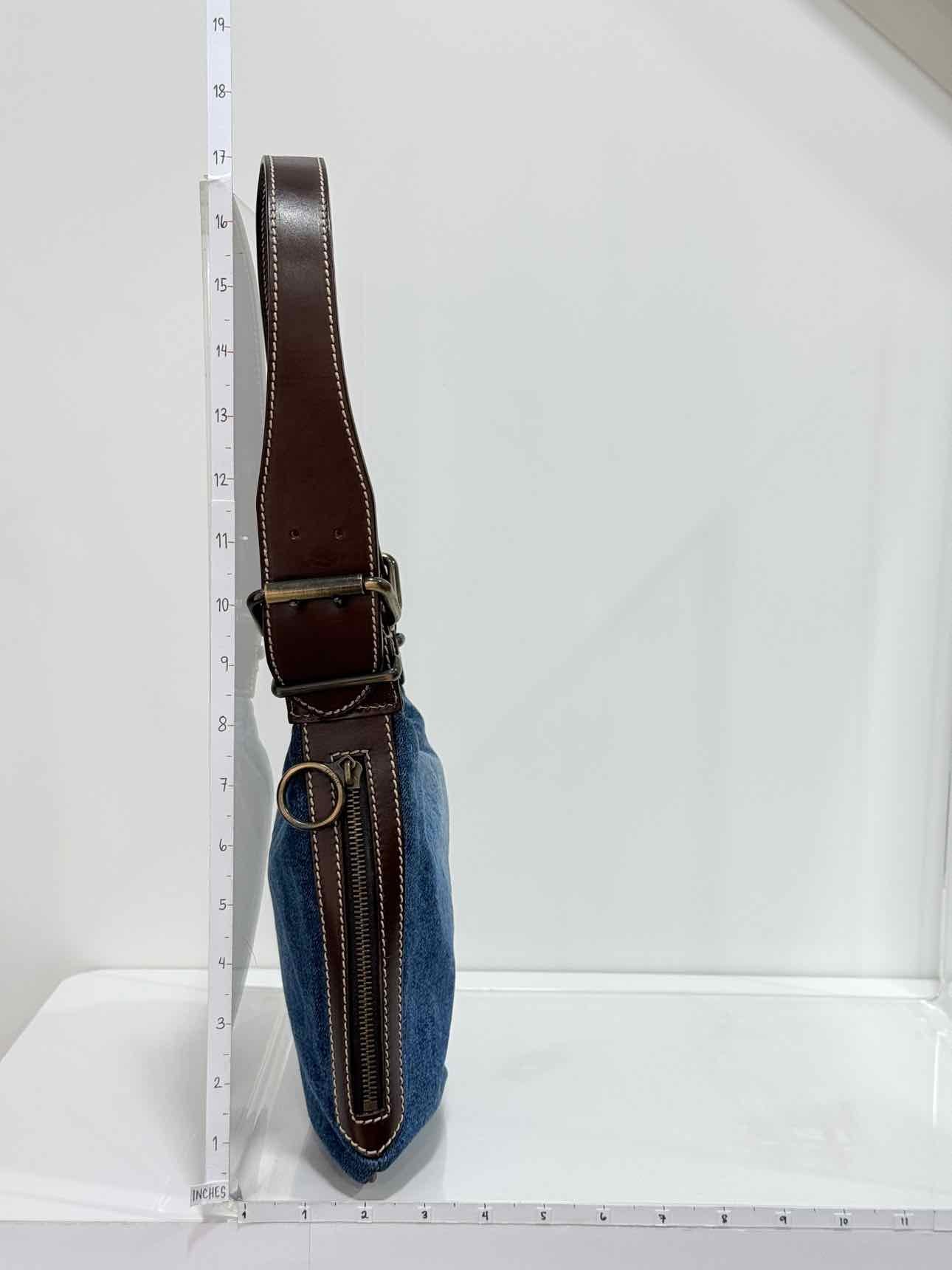 FENDI Vintage Blue Shoulder Bag