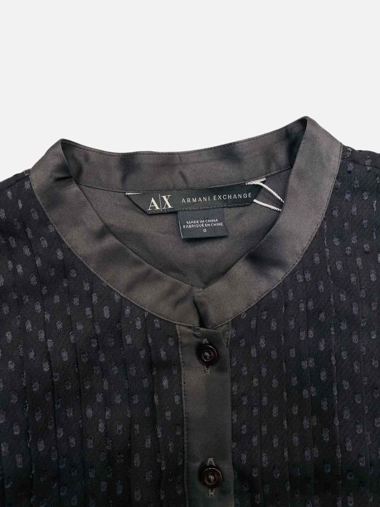 ARMANI EXCHANGE Black Size US 0 Knee Length Dress