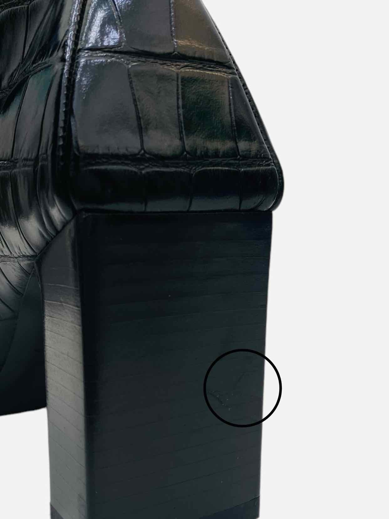 BALENCIAGA BB Double Black Size EU 35 Ankle Boots