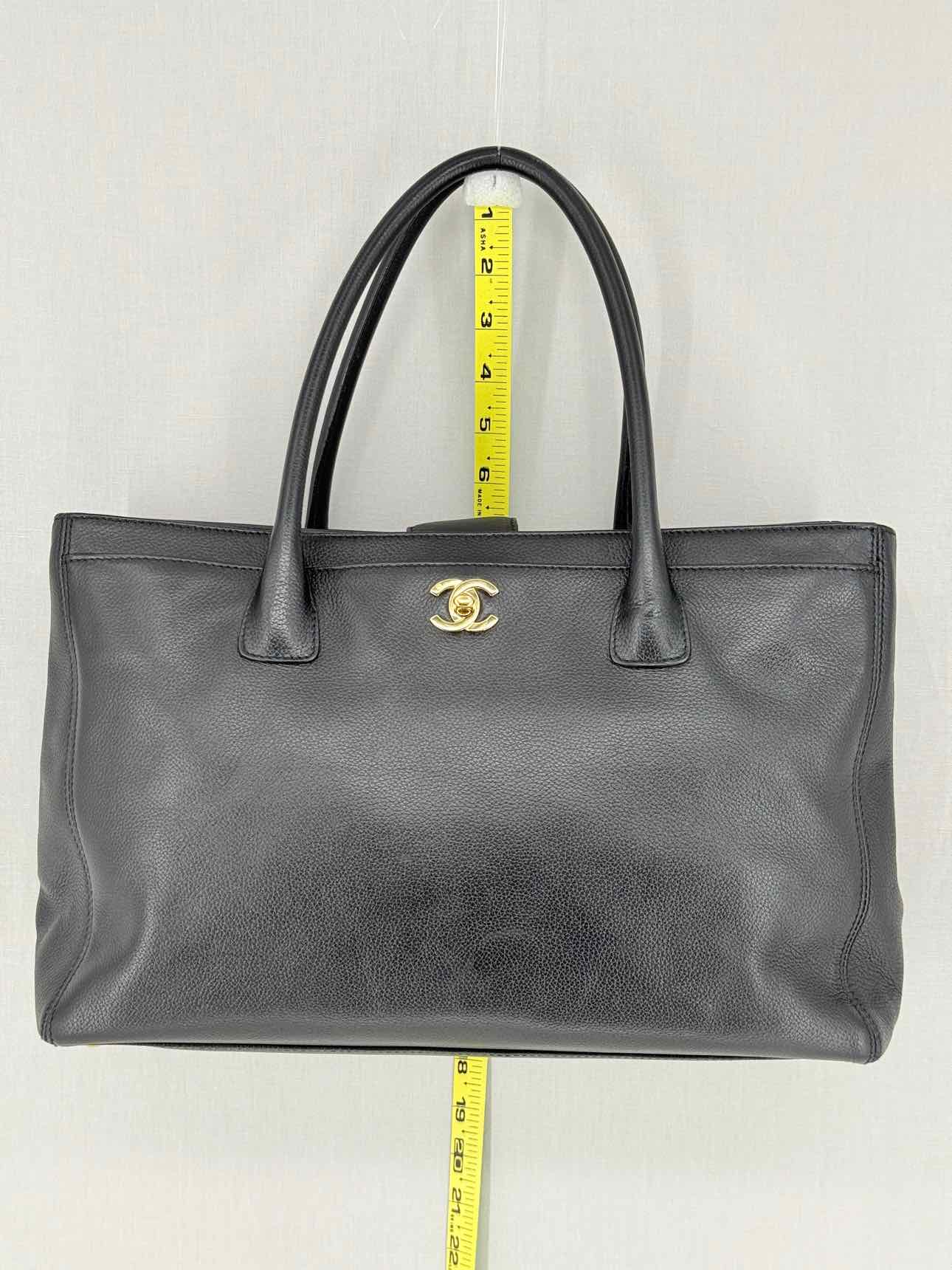 CHANEL Executive Cerf Black Tote Bag