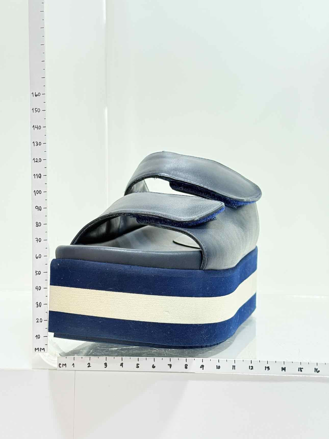 PALOMA BARCELO Navy Blue Size EU 36 Slip-ons