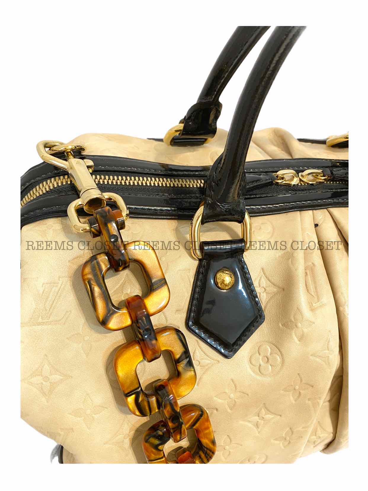 LOUIS VUITTON Stephen Beige Top Handle