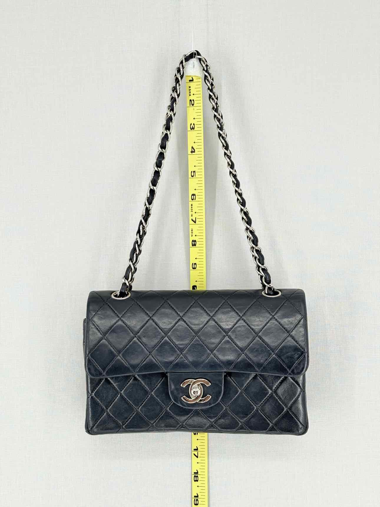 CHANEL Classic Double Flap Black Quilted Shoulder Bag