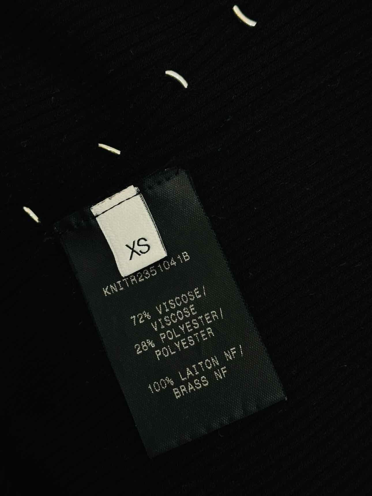 MUGLER Black Size XSmall Midi Dress