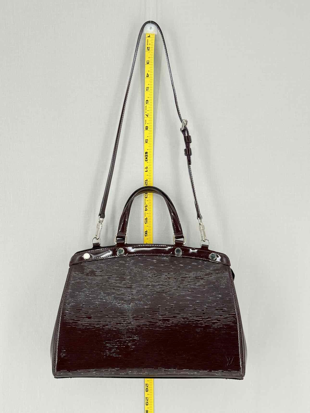 LOUIS VUITTON Brea Burgundy Top Handle