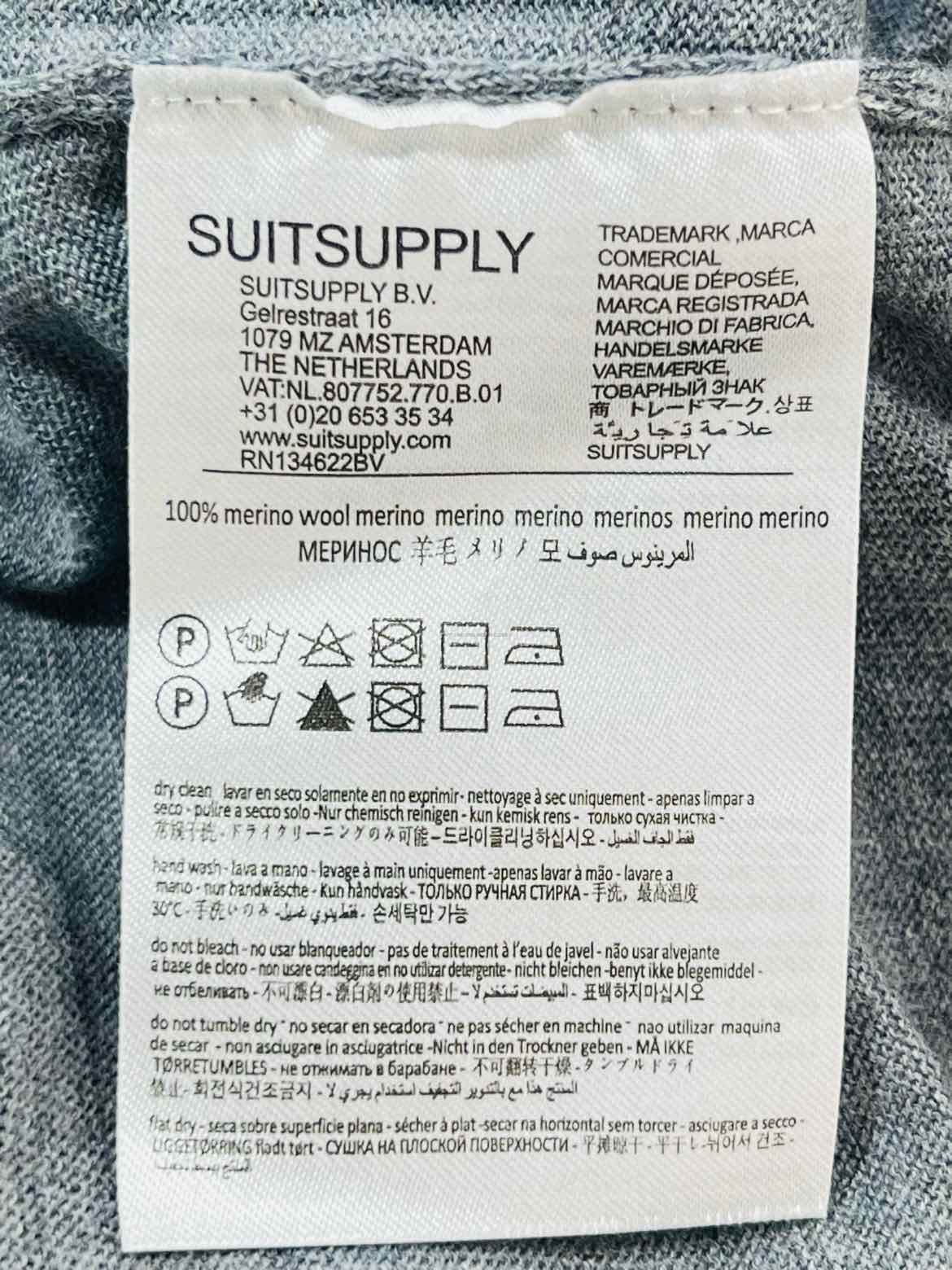 SUITSUPPLY Grey Size XXLarge Sweater