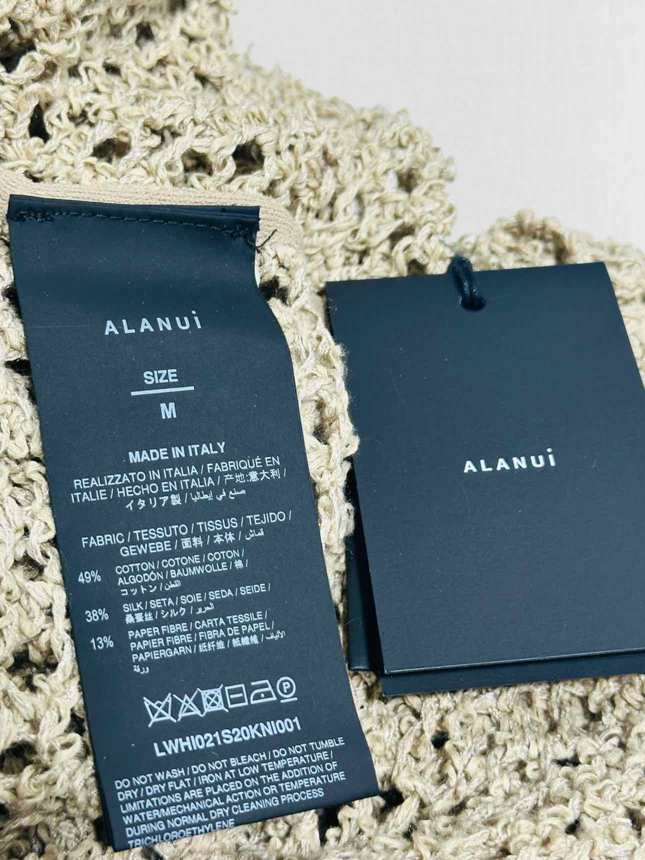 ALANUI Knit Beige Size Medium Short Dress