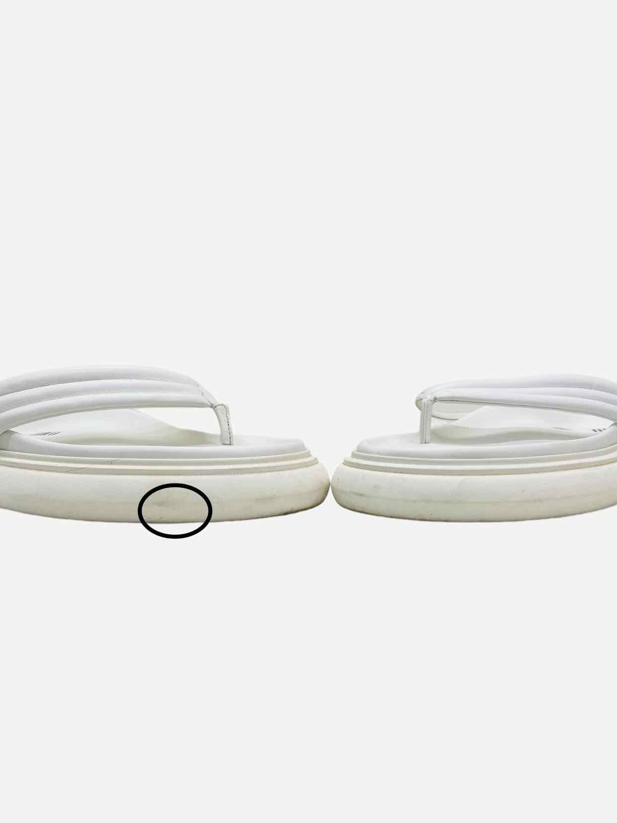 THE ATTICO Alton White Size EU 41 Sandals