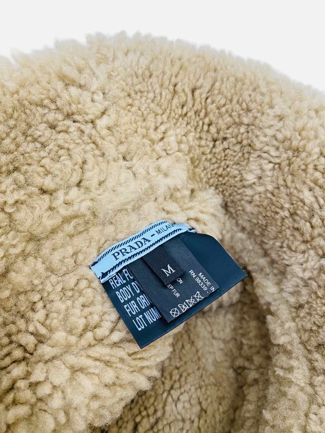 PRADA Black & Cream Bucket Hat