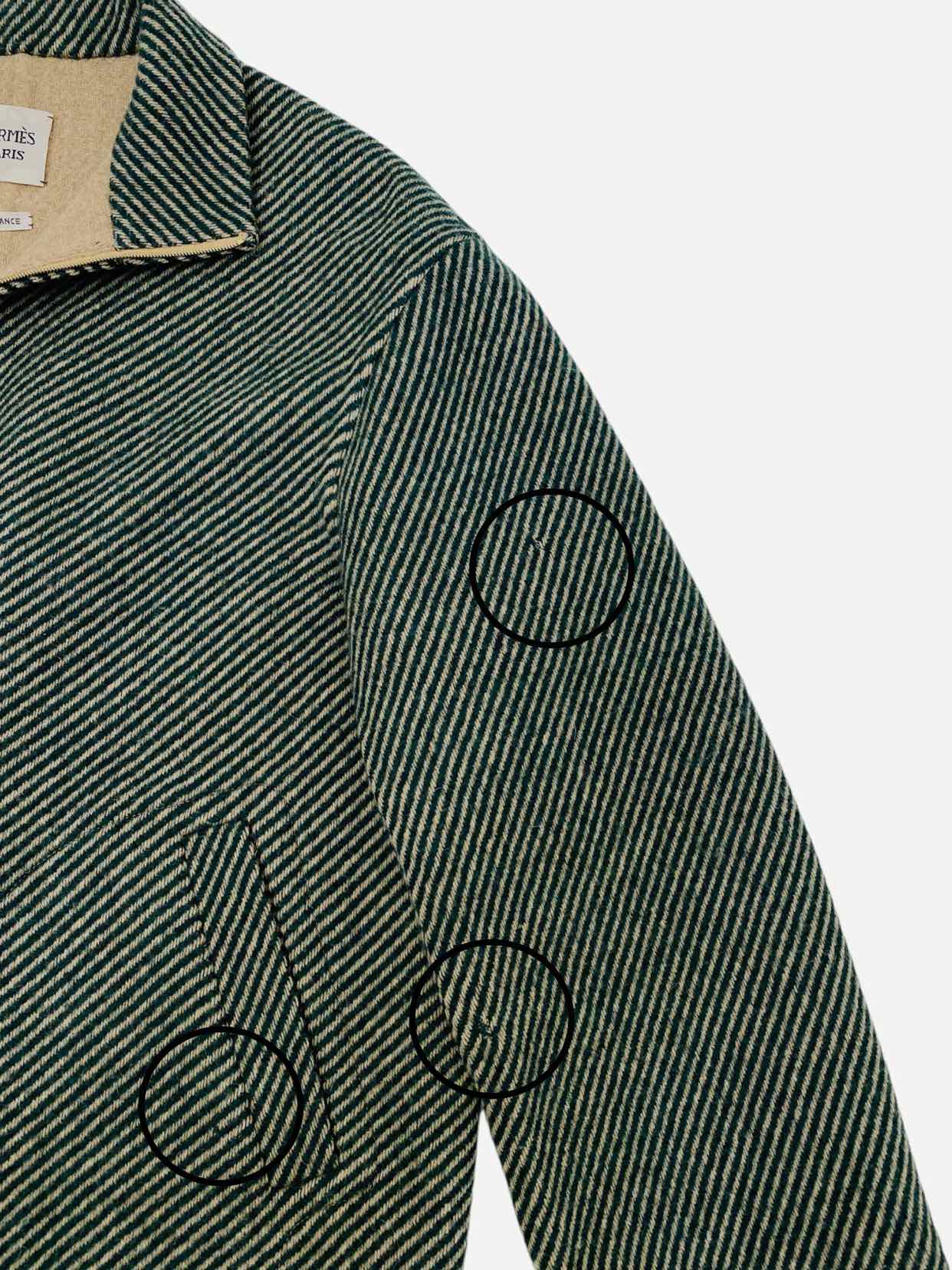 HERMES Vintage Green Size US 8 Jacket