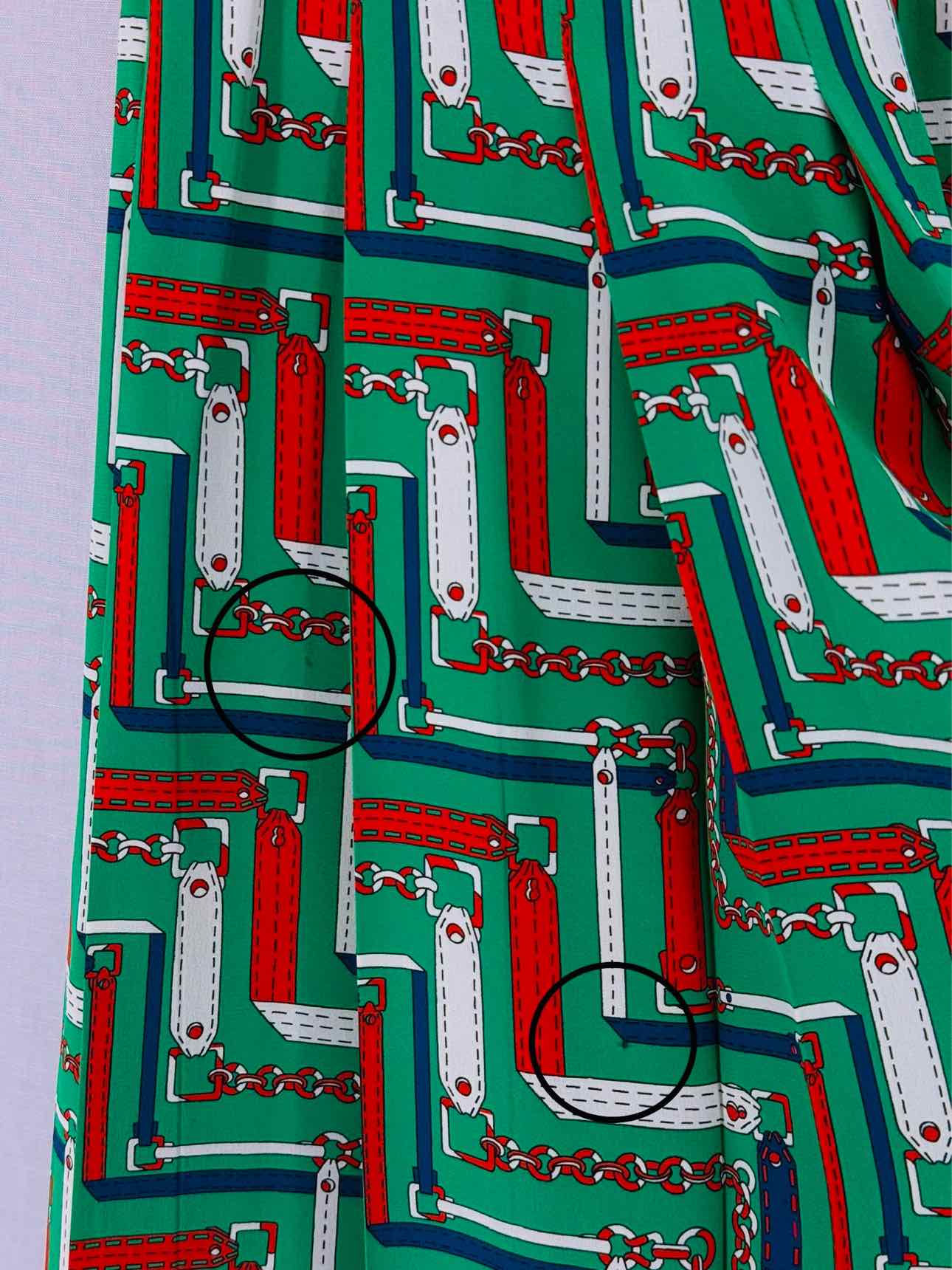 GUCCI Green Multicolor Printed Size US 6 Outfit Set