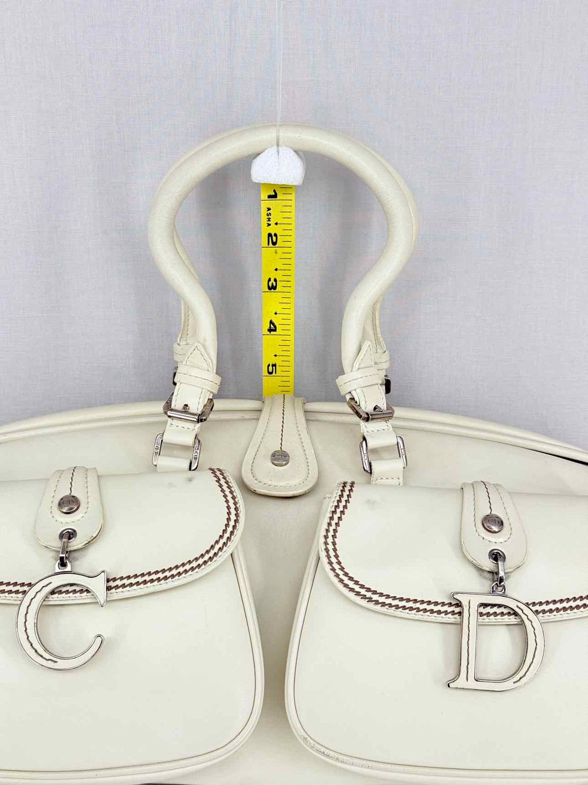 DIOR Vintage Off-white Top Handle