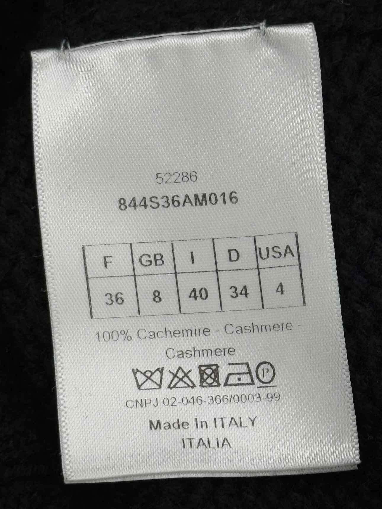 CHRISTIAN DIOR J'Adior 8 Black Size US 4 Sweater