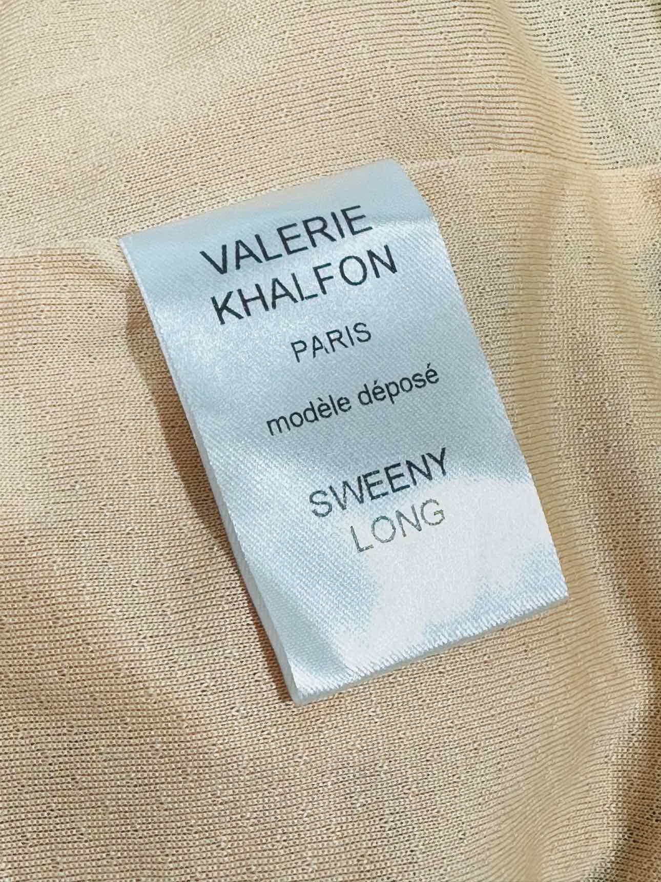 VALERIE KHALFON Black Size US 12 Midi Dress