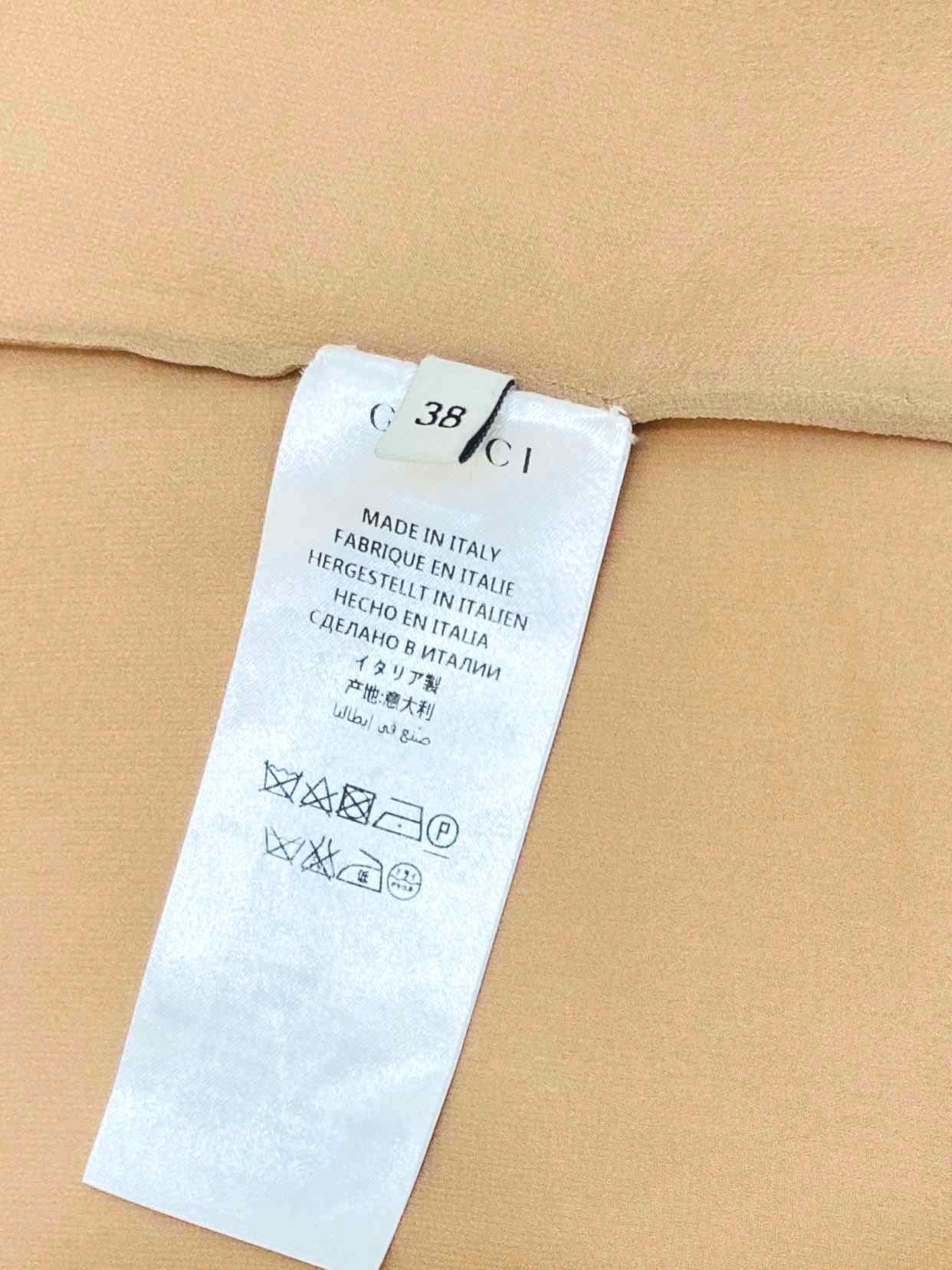 GUCCI Beige & Red Lace Size US 6 Camisole