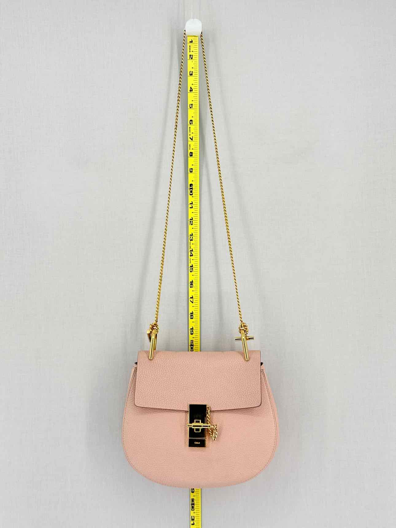 CHLOE Drew Peach Crossbody