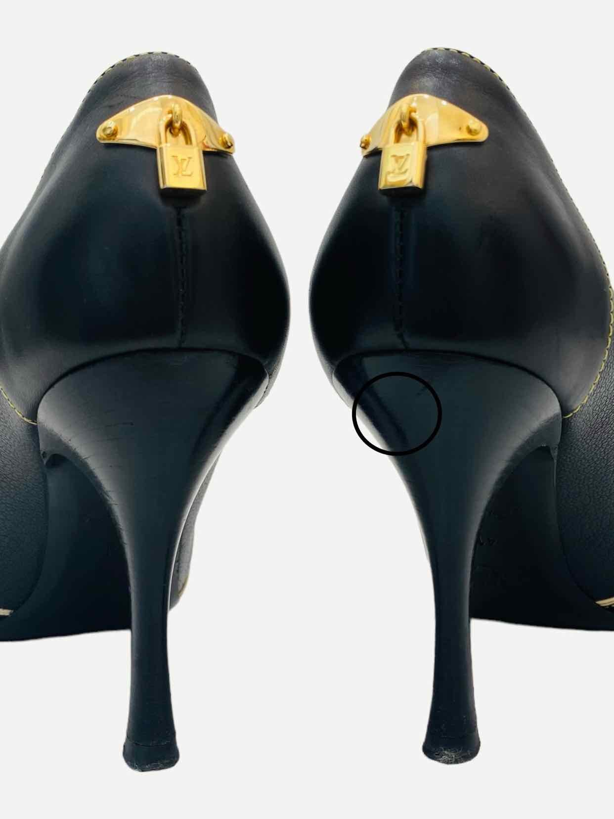 LOUIS VUITTON Spiked Black Size EU 41 Pumps