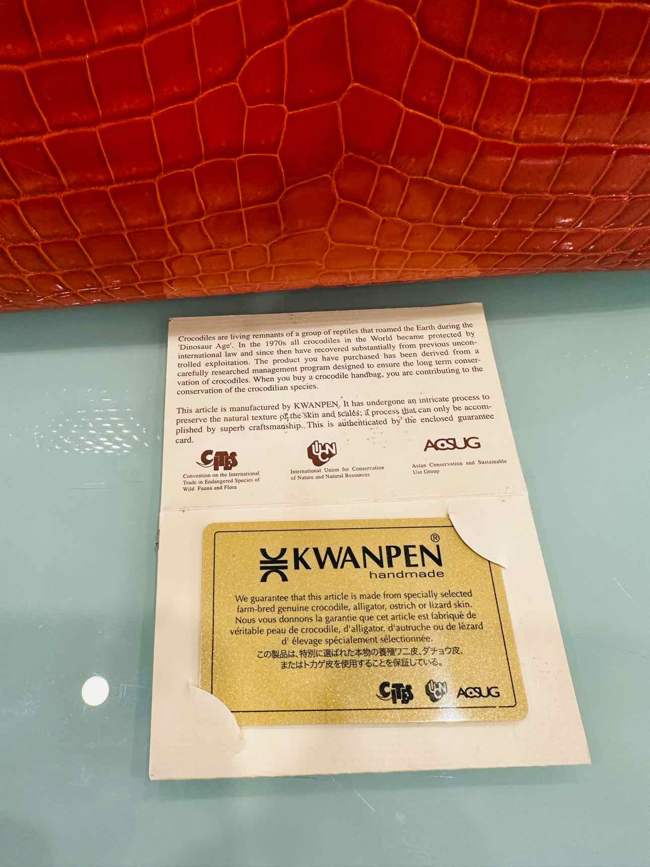KWANPEN Sakura Orange Top Handle