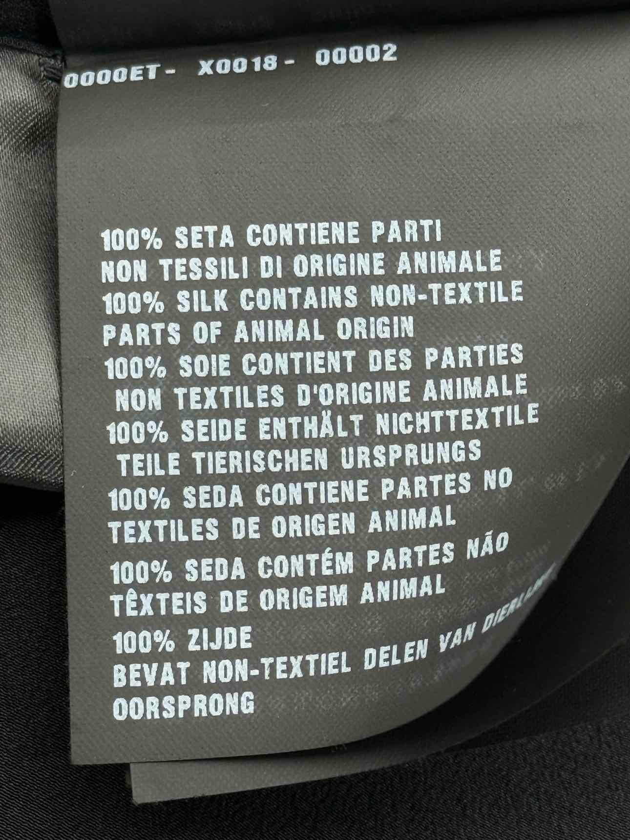 PRADA Black w/ White Trimmings Size US 8 Shirt