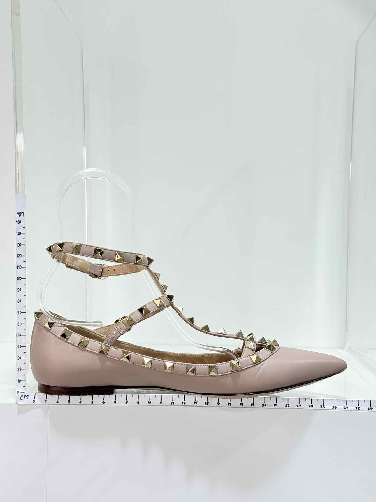 VALENTINO Rockstud Powder Pink Size EU 39 Flats