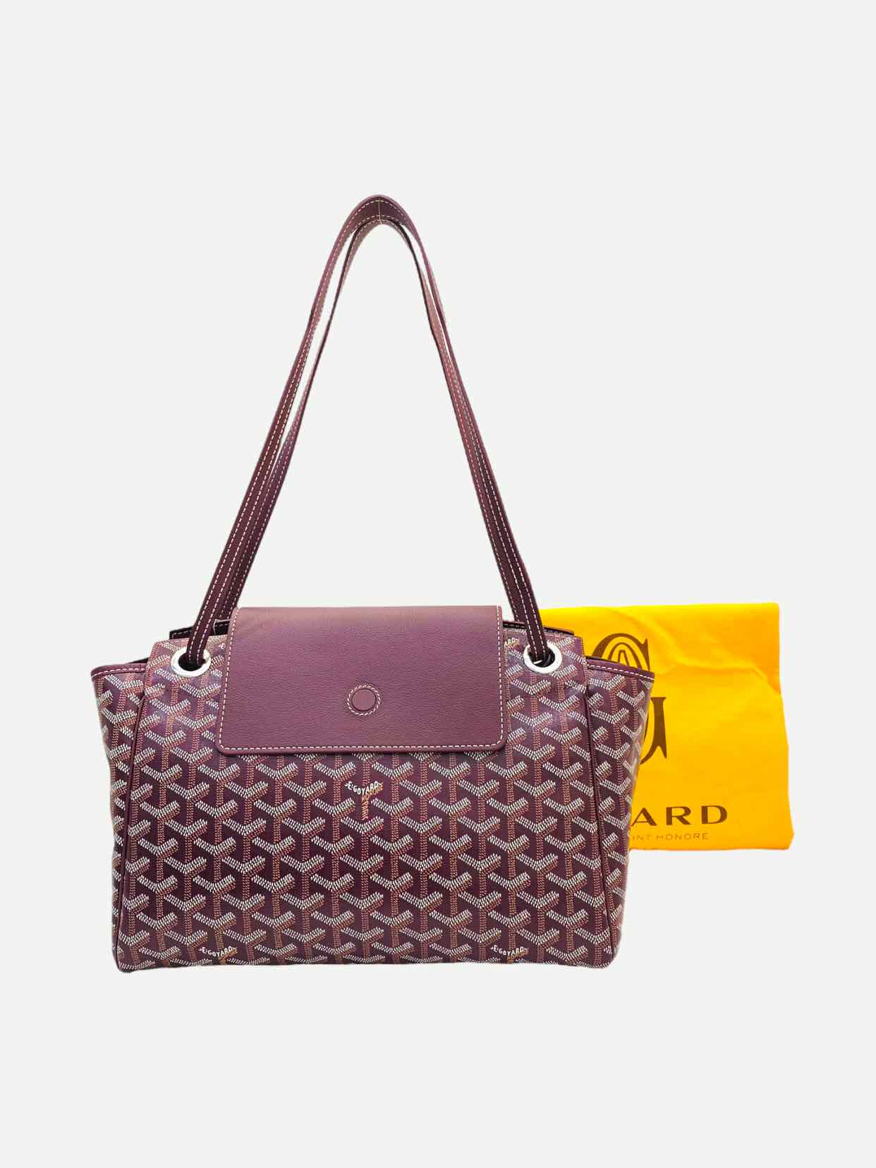 GOYARD Rouette Souple Burgundy Shoulder Bag