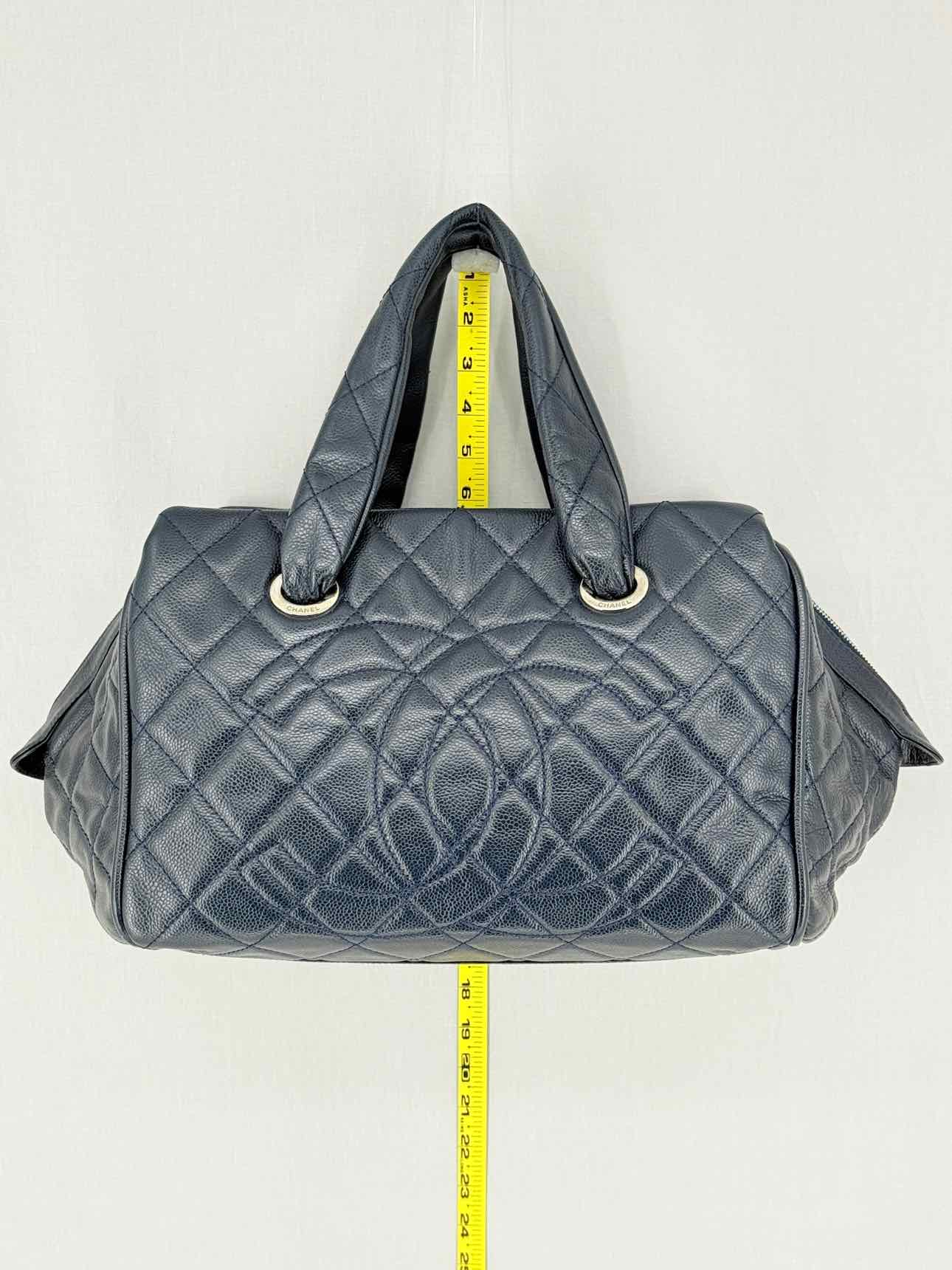 CHANEL Timeless Black Quilted Bowling Bag